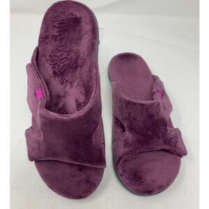Spenco Kholo Visa Women's Orthotic Slipper Adjustable Purple Size 8 Women's